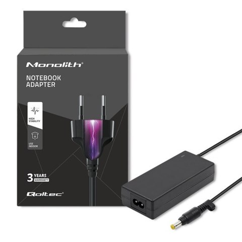 Qoltec Zasilacz do laptopa Sony Asus 40W | 19V | 2.1A | 4.8*1.7 | +kabel zasilający