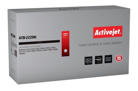 Activejet ATB-2220N Toner (zamiennik Brother TN-2220, TN2220/TN-2010, TN2010; Supreme; 2600 stron; czarny)