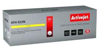 Activejet ATH-322N Toner (zamiennik HP 128A CE322A; Supreme; 1300 stron; żółty)