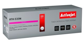 Activejet ATH-533N Toner (zamiennik HP 304A CC533A, Canon CRG-718M; Supreme; 3200 stron; czerwony)