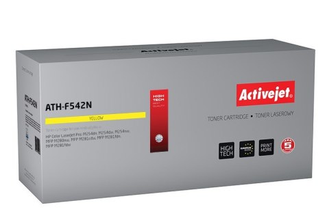 Activejet ATH-F542N Toner (zamiennik HP 203A HP203A CF542A; Supreme; 1300 stron; żółty)