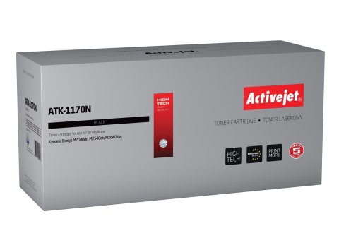 Activejet ATK-1170N Toner (zamiennik Kyocera TK-1170; Supreme; 7200 stron; czarny)