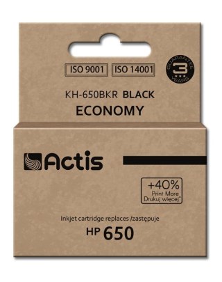 Actis KH-650BKR Tusz (zamiennik HP 650 CZ101AE; Standard; 15 ml; czarny)