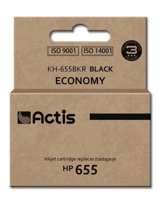 Actis KH-655BKR Tusz (zamiennik HP 655 CZ109AE; Standard; 20 ml; czarny)