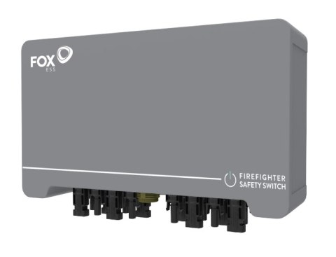 Przeciwpożarowy wyłącznik PV FoxESS S-BOX PLUS, 4 STRINGI