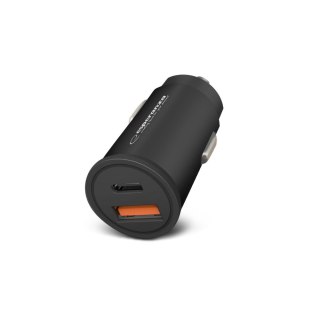 ESPERANZA ŁADOWARKA SAMOCHODOWA 20W USB-C PD 20W / USB-A QC 3.0 18W EZC111K