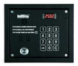Laskomex CP-2503TP czarna Panel audio z czytnikiem kluczy 