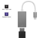 Qoltec Adapter USB 3.1 Typ C męski | DisplayPort żeński