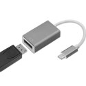 Qoltec Adapter USB 3.1 Typ C męski | DisplayPort żeński