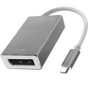 Qoltec Adapter USB 3.1 Typ C męski | DisplayPort żeński