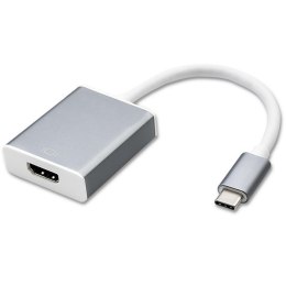 Qoltec Adapter USB 3.1 Typ C męski | HDMI A żeński