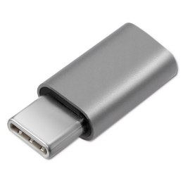 Qoltec Adapter USB 3.1 Typ C męski | Micro USB 2.0 B żeński