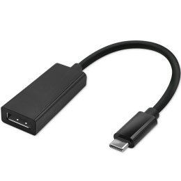 Qoltec Adapter USB-C 3.1 do Displayport | 4K | 23cm