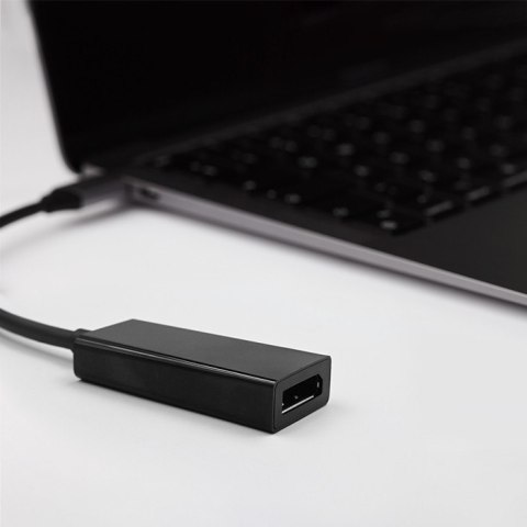 Qoltec Adapter USB-C 3.1 do Displayport | 4K | 23cm