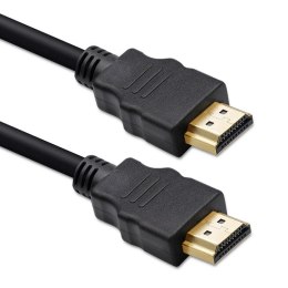 Qoltec Kabel HDMI v1.4 | High speed | 4K | 30Hz| 30AWG | GOLD | 2m