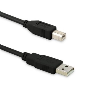 Qoltec Kabel USB 2.0 A męski | B męski | 0.5m