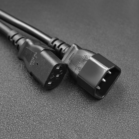 Qoltec Kabel zasilający do UPS | C13/C14 | 3x1.5mm² | 1.8m