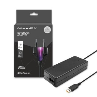 Qoltec Zasilacz do laptopa Lenovo 65W | 20V | 3.25A | YogaProPlug | +kabel zasilający