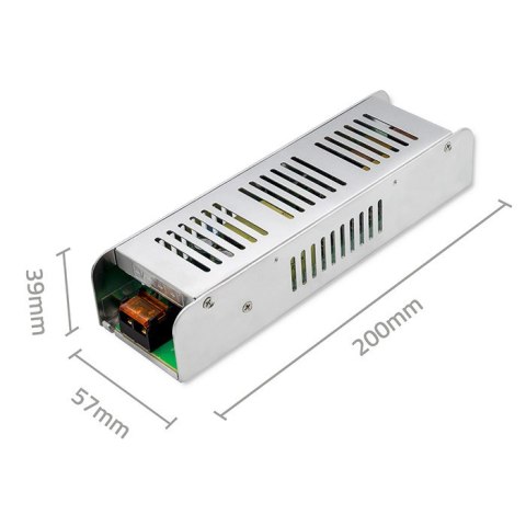 Qoltec Zasilacz impulsowy LED IP20 | 150W | 12V | 12.5A | Slim