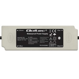 Qoltec Zasilacz impulsowy LED IP67 | 150W | 12V | 12.5A | Wodoodporny | Biały