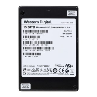 Dysk SSD Western Digital Ultrastar DC SN650 WUS5EA1A1ESP5E3 (15.36 TB; U.3; PCIe NVMe 4.0 ; 1DW/D; ISE)