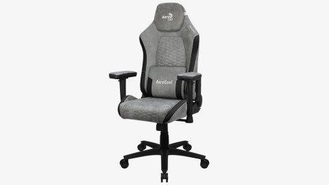 Fotel AEROCOOL CROWN AeroSuede Stone Grey