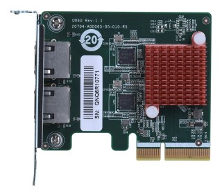 Qnap QXG-2G2T-I225, 2 x 2.5GbE, PCIe Gen2 x1, Low-profile